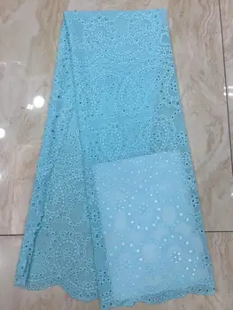 

elegant style 5yards hollow swiss mesh dress lace fabric eyelet polyester/cotton in hole design for women party dress DPAP252