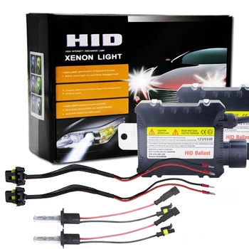 

Car H13 9008 H8 H9 H11 H7 H4 HB2 9003 H1 H3 55W 4300K HID Xenon Conversion Kit with High Intensity Discharge Alloy Slim Ballast