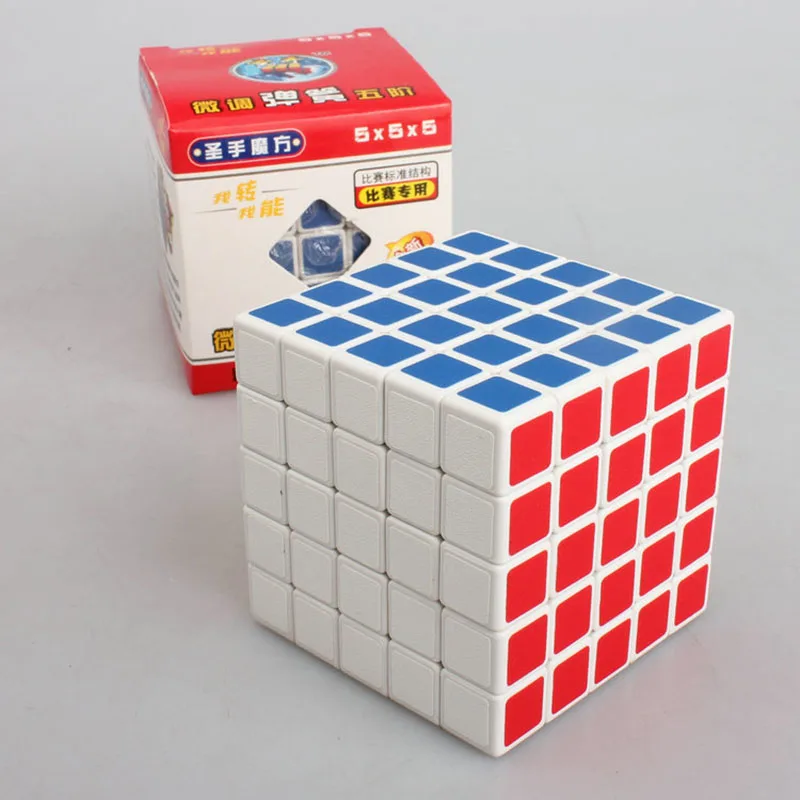 Профессиональный магический куб 5x5x5, антистрессовый скоростной кубик-головоломка, матовые наклейки, подарки, игрушки для детей
