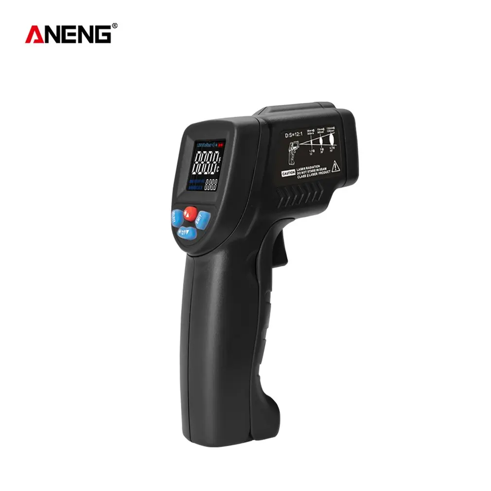 Aneng Gm320B инфракрасный термометр, цифровой гигрометр, метеостанция, термометр, гигрометр, термометр, лазер - Цвет: Aneng Gm550B