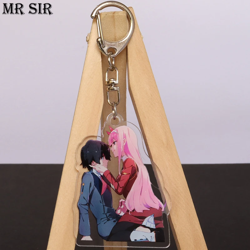 Брелок Zero Two в стиле аниме любимый Фране милые фигурки сексуальной девушки