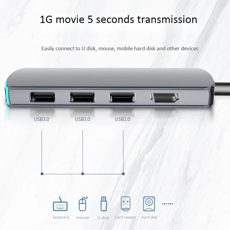 Подходит для док станции USB 3 0 ноутбука Apple Type C|Док-станции ноутбуков| |