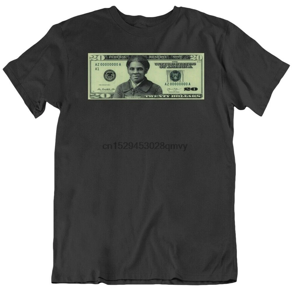 Harriet Tubman 20 Dollar Bill T Shirt |