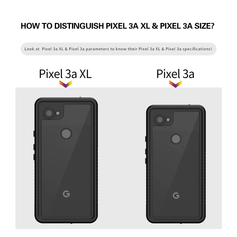 Najtaniej 100% wodoodporne etui do Google pikseli 3A 3A XL, odporna na wstrząsy pływanie nurkowanie pokrywa dla pikseli 3AXL pod wodą typu „ Float ”ochronny Coque