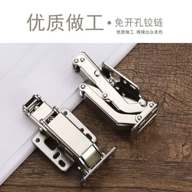 3-4 Inch 90 Degree Thicken Free Drilling Hole Cabinet Door Soft Closing Hydraulic Hinge Furniture Hardware stainless steel hinges door hinges gas spring hinges gas strut hinges plastic hinges nylon hinges