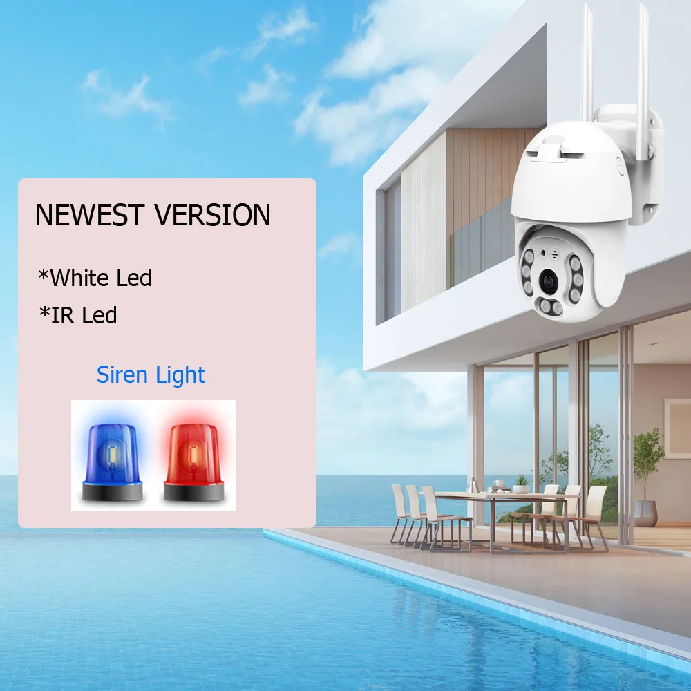  1080P IP Camera WiFi Wireless PTZ Speed Dome CCTV IR Onvif Camera Outdoor Security Surveillance Wat - 33028715434