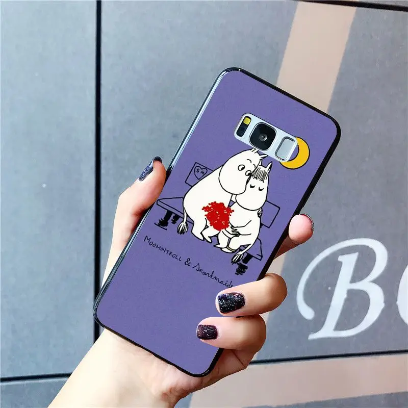 A9 Babaite с милым рисунком Муми-Тролль Бегемот чехол для телефона для samsung Galaxy S10E S7 край S9 S8 S10plus S6 S10Lite S5 M10 20 - Цвет: A9