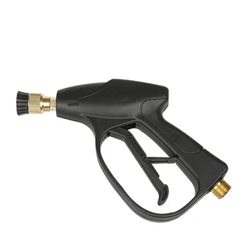 

M22 14mm Pressure Washer Gun 3000PSI with Dual Hole Nozzle Tip for Car Wash Release Snow Foam Gun Pump Cannon Foamer Lance Jet