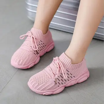 

2020 New Autumn Children Shoes Unisex Toddler Boys Girls Sneakers Mesh Breathable Fashion Casual Kids Shoes Size 21-30
