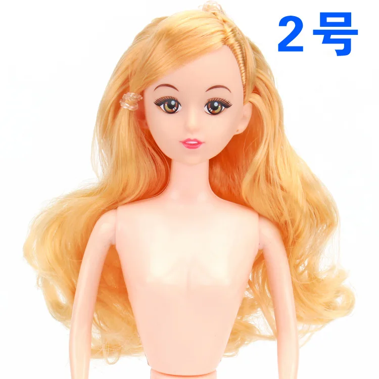 30 см BJD кукла 6 подвижные шарнирные куклы ручной работы торт выпечка кукла дизайн Женская Обнаженная кукла модные волосы куклы игрушки для девочек - Цвет: 6Jointed doll
