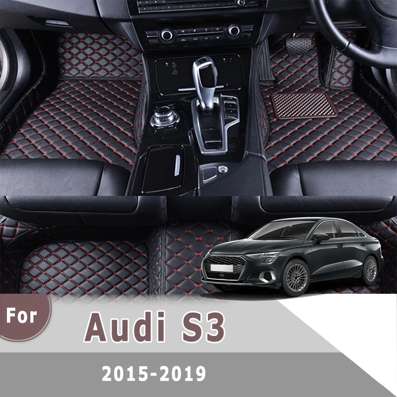 Коврики RHD для Audi S3 2019 2018 2017 2016 2015 автомобильные коврики аксессуары стайлинга из