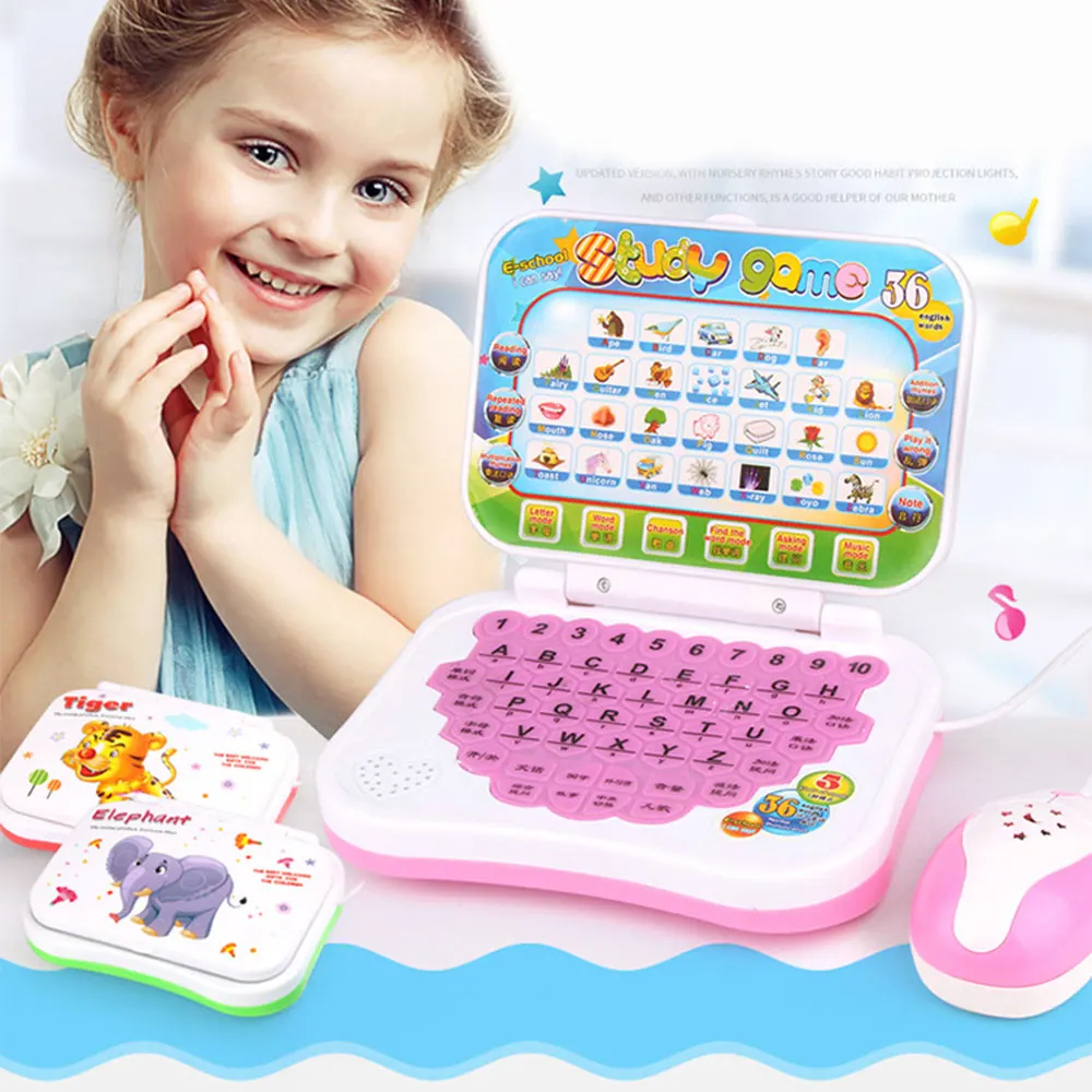 Nouveau jouet éducatif d'étude d'apprentissage pour bébé enfants préscolaire ordinateur portable jeu jouets éducatifs de machine