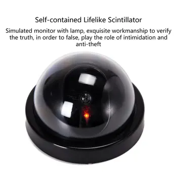 

Simulated Surveillance Camera Fake Home Dome Dummy Camera with Flash red LED Light Security camera indoor / outdoor
