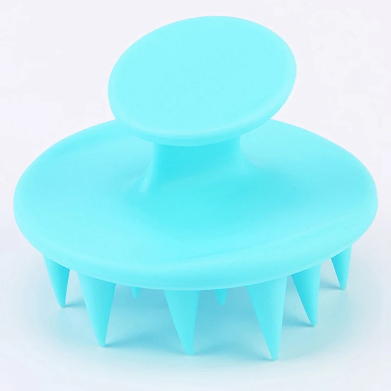 0499 green Головы мытье волос шампунь для кожи головы щетка воздуха расческа мягкие массажные щетки силиконовые чистящие средства здоровый уменьшить выпадение волос инструменты - Цвет: 0499 green