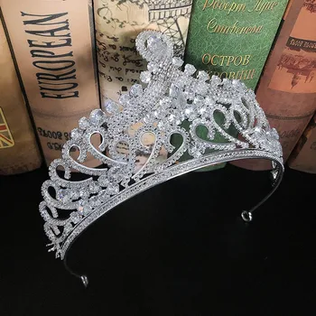 

GETNOIVAS Women Hair Jewelry Rhinestones Crystals Tiaras Bride Wedding Crown Women Party Headpiece Headband Hair Jewelry SL