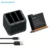 Батареи для DJI Osmo Action Camera Battery 1300mAh Channel USB Charger bateria Для DJI Osmo Action Camera Accessories