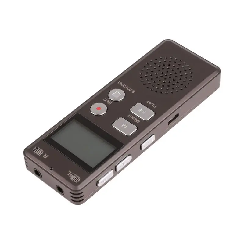 

8GB Digital Voice Recorders Noise Canceling Dual Microphone Stereo MP3 Audio Sound Recording Pen With TF Card Slot Recorder