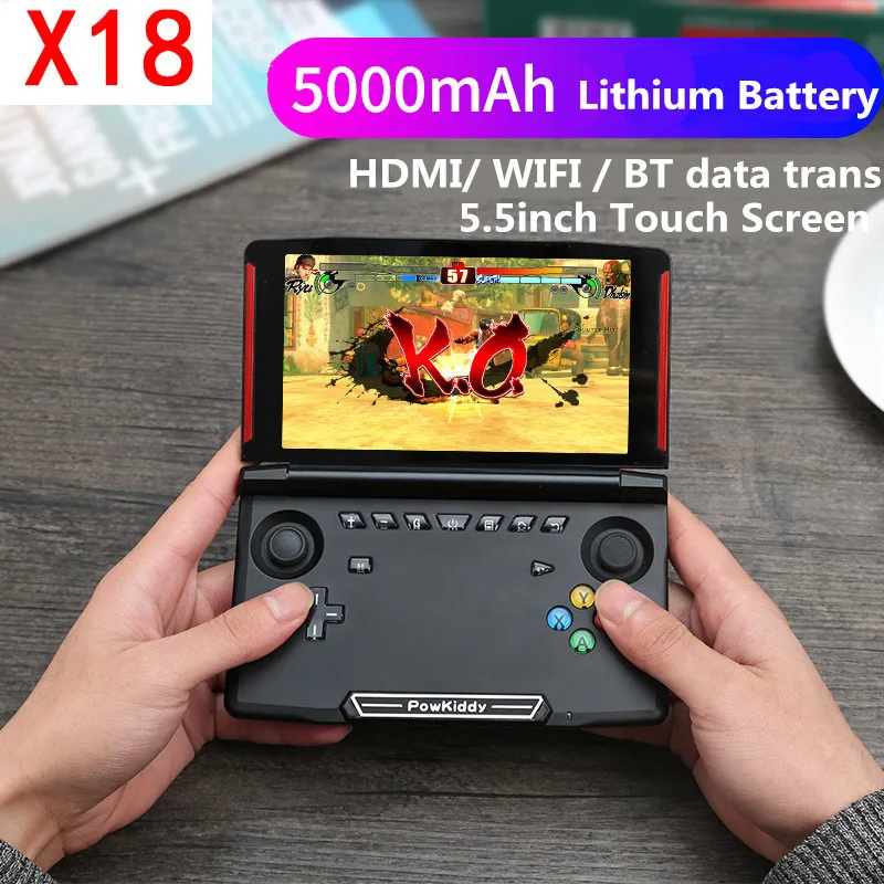 

5.1inch Color Touch Screen Pocket Video Game Console Andriod System Arcade Handheld Flip Game Player emulator games