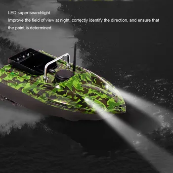 

Fish Finder 1.5kg Loading 500m Remote Control Fishing Bait Boat RC Boat Outdoor RC Boat Fishing Nesting LED Boat Searchlight