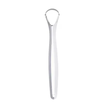 

Stainless Steel Tongue Cleaning Tongue Scraper Tongue Fur Cleaner Tongue Brush Personal Oral Care Cleaning Tool