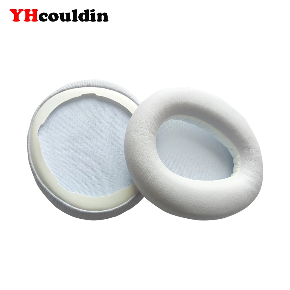 YHcouldin Replacement Ear Pads for Sony MDR 10R MDR 10RBT 10RNC Headphones Protein Leather Ear Cushions Soft Earpads Black White