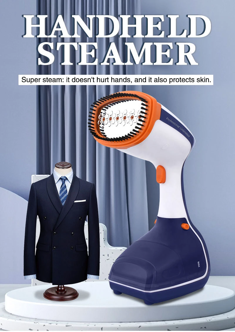

2020 New Desgin Travel/Home Portable Mini Powerful Smart Handheld Garment Clothes Steamer Powerful Hanging Steam Iron