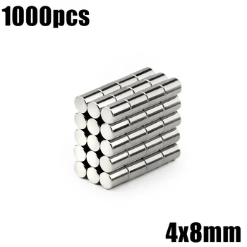 

4x8 mm Neodymium Magnet 1000pcs Mini Small Magnet Strong Powerful Permanent NdFeB Super Strong Powerful Magnetic