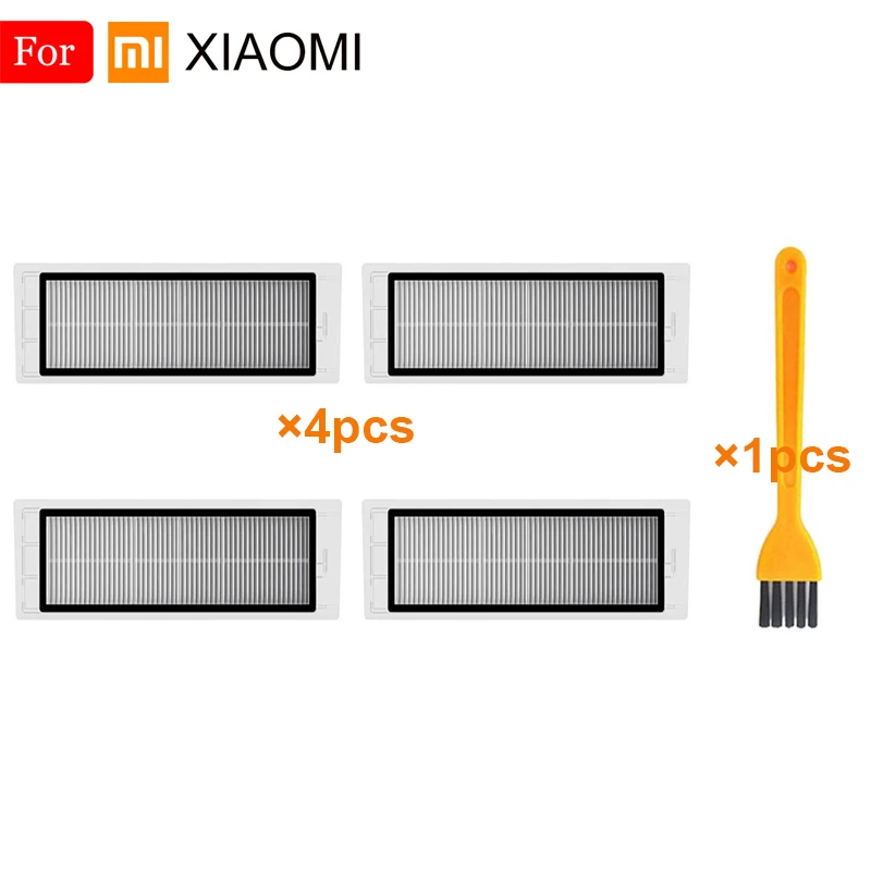 Моющийся HEPA фильтр запасные части для Xiaomi Mijia Roborock S50 S51 S55 робот пылесос пылевой фильтр в корпусе аксессуары - Цвет: 5pcs