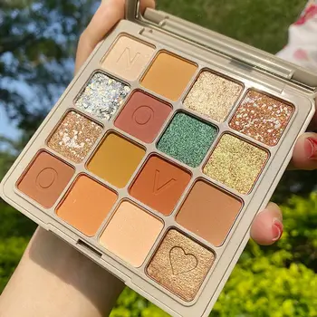 

NOVO 16 Color Eyeshadow Eye Makeup Waterproof Mineral Powder Shimmer Eye Shadow Make up Palette Cosmetics For Women