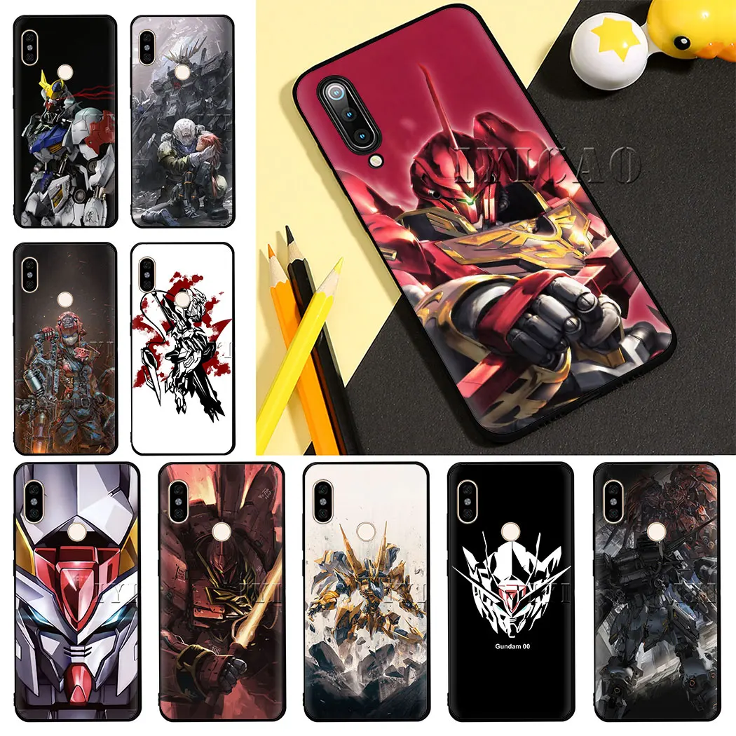 IYICAO воина гундама мягкий чехол с мультяшным рисунком для Xiaomi mi 9 8 6 A2 Lite A3 9T Pro A1 F1