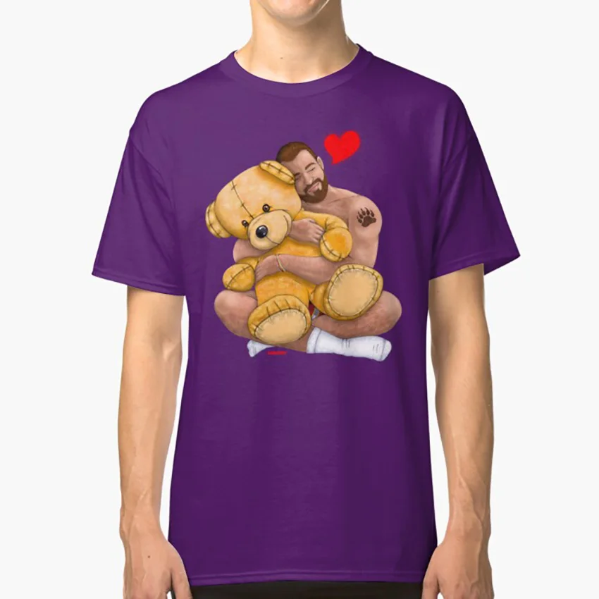 Bear Hug T Shirt barebeef gaybear gayart gay gays gaytshirt bears bear