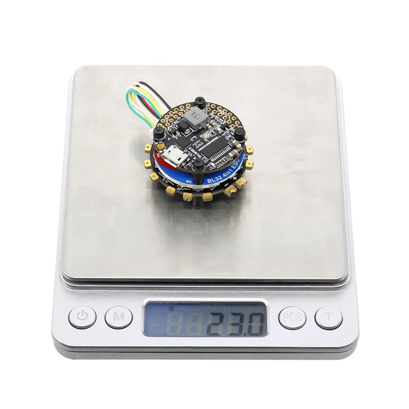 20x20 мм Racerstar TaiChi AIO BEC& 40A BL_32 4в1 ESC круглый стек OSD F4 2-6S Контроллер полета для RC FPV гоночный Дрон DIY Accs