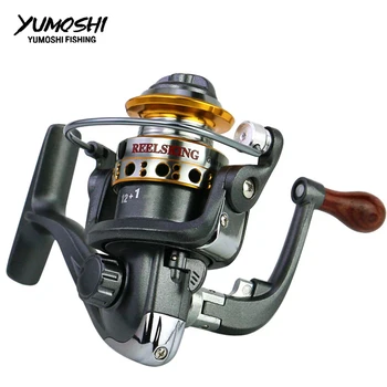 

YUMOSHI Spinning Fishing reel Small metal head fishing reel fishing line valve stem rock fishing rocker long foot Fishing Wheel