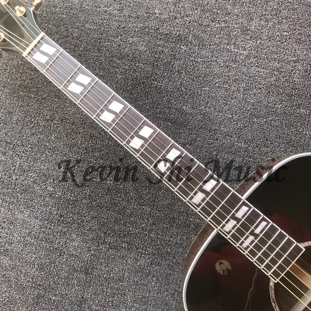KSG 4" ручная работа G45 Акустическая гитара винтажная sunburst Акустическая Электрогитара Акустические две алмазные инкрустации