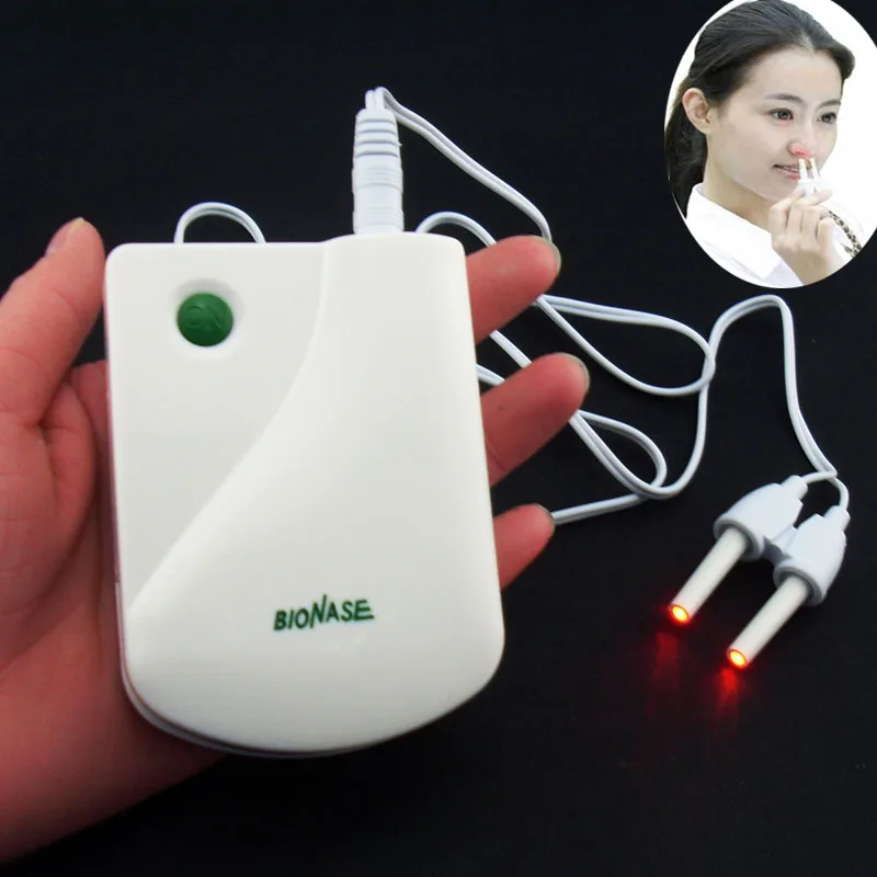 

Health Care BioNase Nose Therapy Machine Massage Device Nose Treatment Rhinitis Sinusitis Nose Cure Hay Fever Pulse Laser