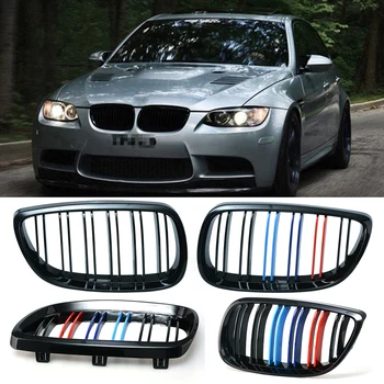 

For BMW 3 series 2 doors E92 E93 2006 2007 2008 2009 Car accessries Car Grille Gloss black Car Wide Kidney Grill Racing Grill