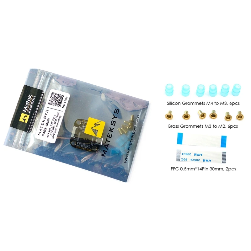 F4 F405 мини-Контроллер полета интегрированный OSD 32K Gyro 32M Flash 20x20 Mm для радиоуправляемого дрона FPV Racing