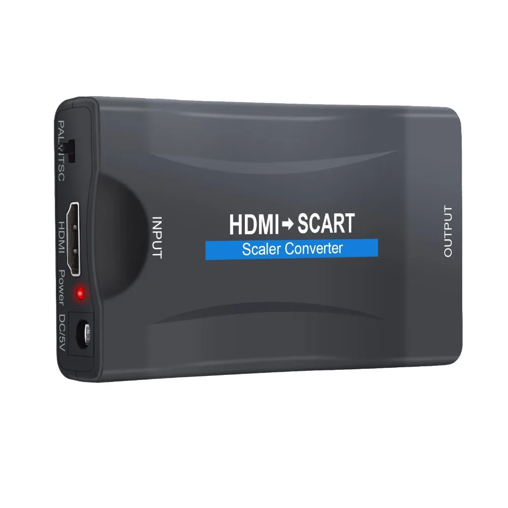 LiNKFOR HDMI конвертер/переходник в SCART HDMI вход SCART выход Композитный видео HD стерео аудио адаптер для SKY HDTV STB VHS Xbox PS3