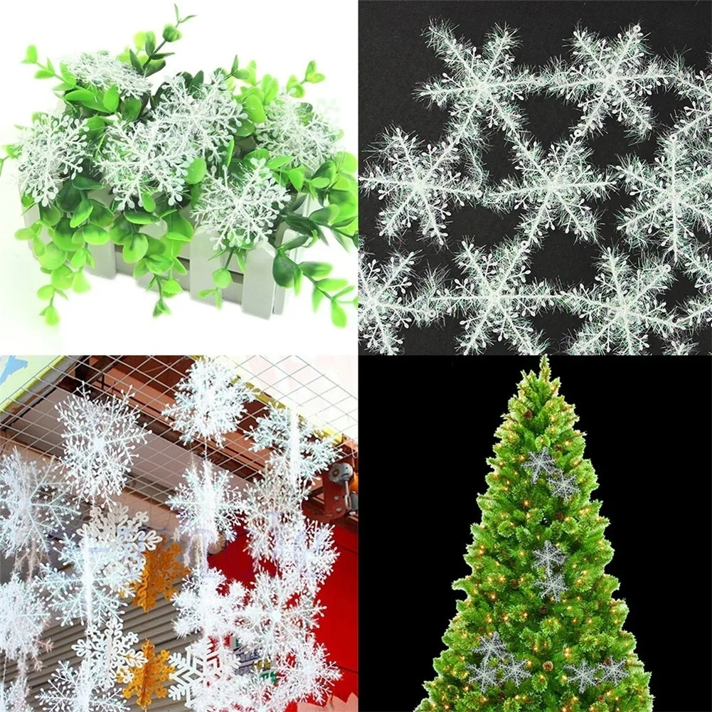 

Christmas Snowflake Ornaments Christmas Tree Decorative Hanging Ornament Home Festival Christmas Decorations For Home