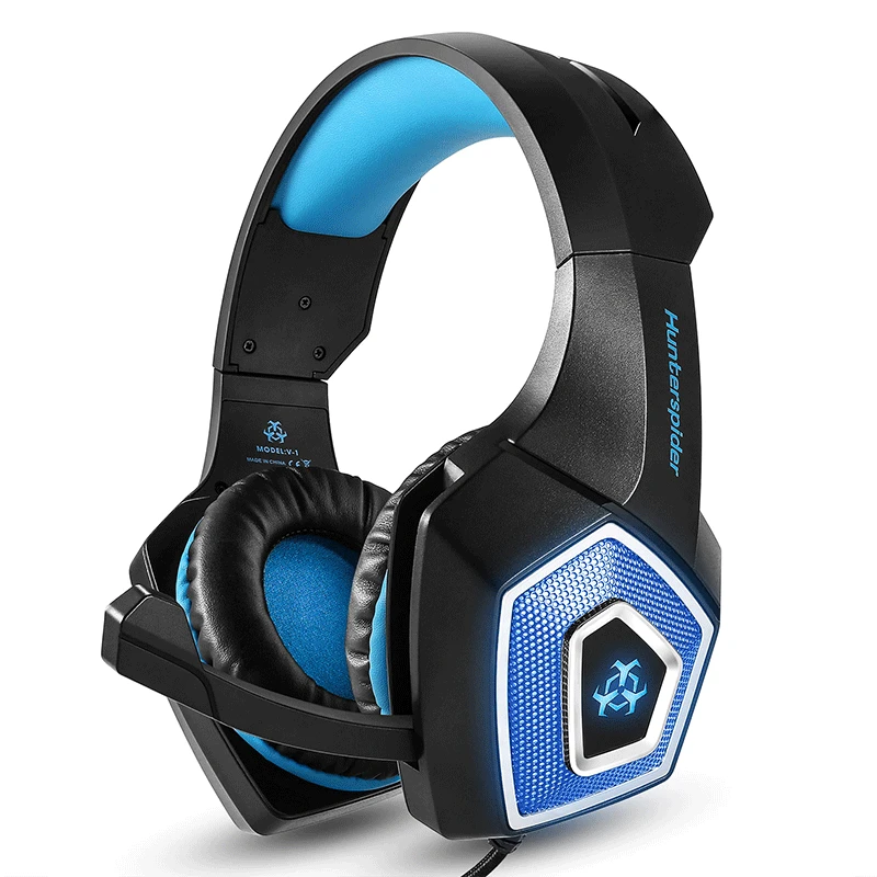 Smart RGB Colorful Illuminated Wired Gamer Earphone 3.5mm Desktop Computer Subwoofer Headphones HiFi Stereo Gaming Headphones