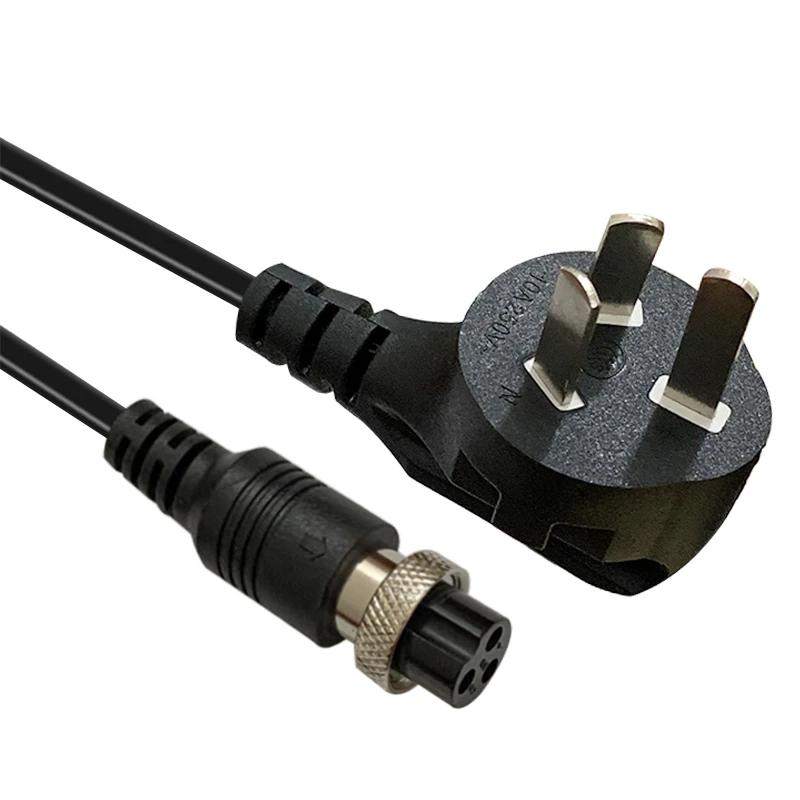 1.5M AU TO GX-16 Australia Plug To Aviation GX-16 3 Core Waterproof Plug Adapter Power Extension Cord LED Screen Equipment