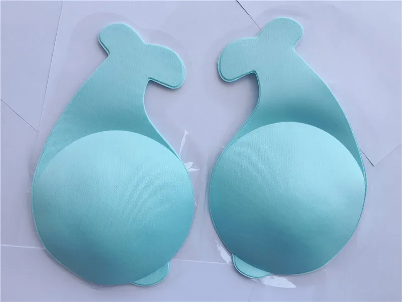Dolphin Strapless Bra Invisible Adhesive Bra for Women Push Up Invisible Sticky Bra Backless Bra Bh Dropship - Цвет: Небесно-голубой