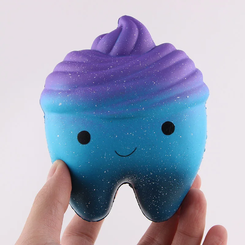 

SquishMeez Soft Slow Rising Squishy Kids Cute Lovely Jumbo Galaxy Tooth Squishy Toys With Good Smell Scented