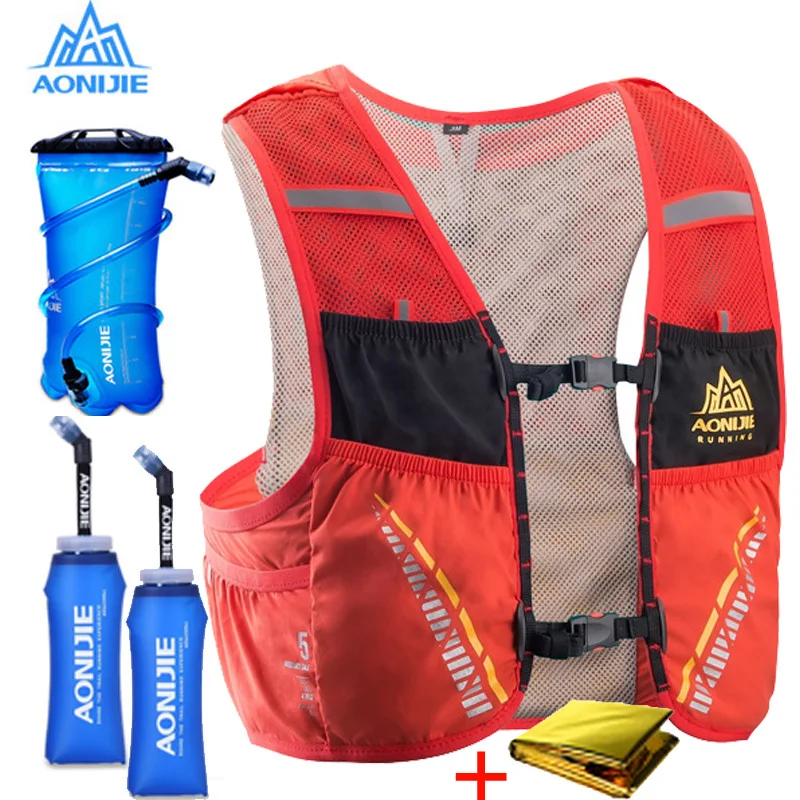 AONIJIE 5L Trail Hydration Vest Backpack Hiking Cycling Camping Marathon Rucksack Bag Running Bag AONIJIE 5L Trail Hydration Vest Backpack Hiking Cycling Camping Marathon Rucksack Bag Running Bag