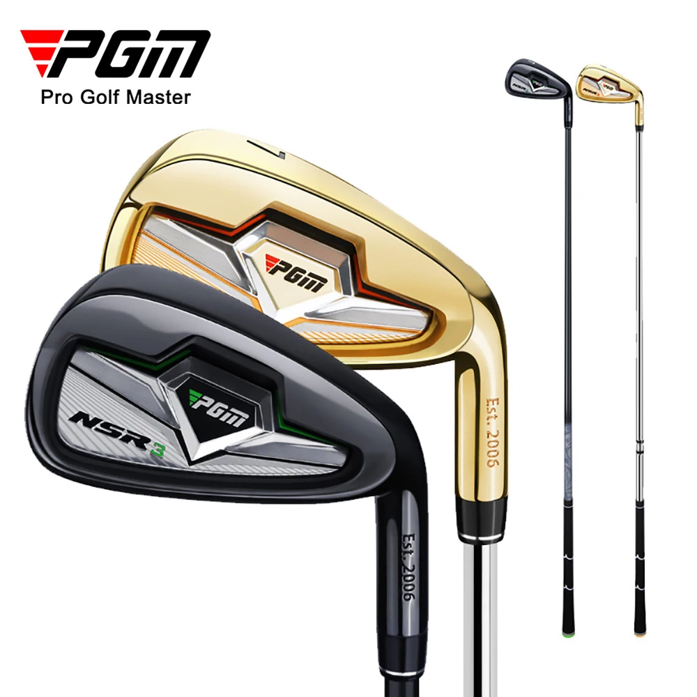 

PGM Men's Golf Clubs NSR3 #7 IRONS Left Handed Professional Practice Pole Stainless Steel TIG033 Low Center of Gravity