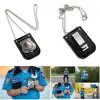 Children's Play House Toy Small Leather Bag Police Badge With Silver Belt Toy Black 1