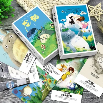 

36 pcs/pack Miyazaki Totoro Greeting Card Postcard Birthday Letter Envelope Gift Card Set Message Card