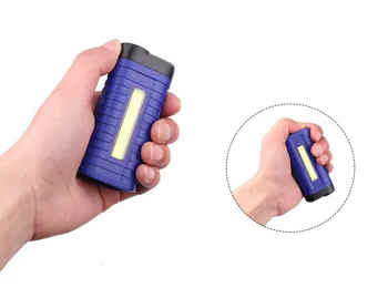 

YUNMAI Newly 5W COB LED Work Light With Hook Magnet USB Rechargeable Inspection Lamp Magnetic Camping Tent Flashlight Torch