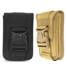 Поясная ударопрочная кобура для кемпинга многофункциональная двухслойная мини-сумка для телефона на открытом воздухе охотничья Дорожная сумка из ткани Оксфорд