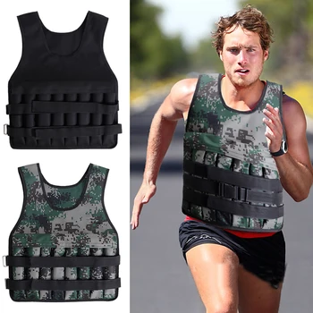

20kg Loading Weighted Vest Adjustable Sand Waistcoat for Boxing Training